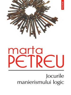 cover image of Jocurile manierismului logic